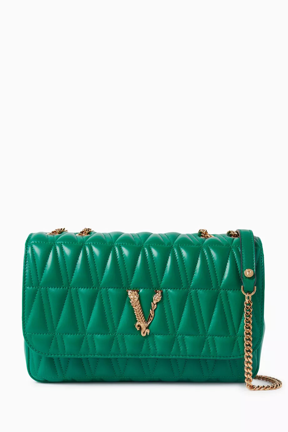 Virtus Shoulder Bag in Quilted Leather