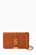 Mini Greca Goddess Bag in Smooth Leather