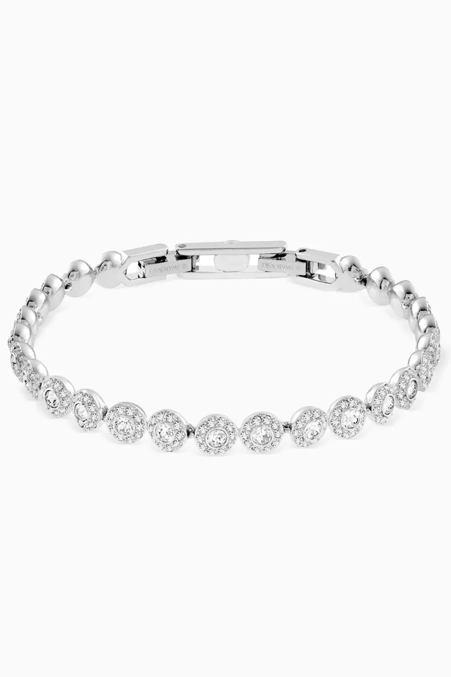 Angelic Tennis Bracelet in Rhodium-plated Metal