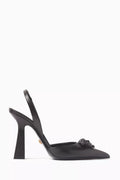 La Medusa Slingback Pumps in Leather