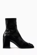 Heritage Ankle Boots in Vinyl