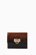 Gancini French Wallet in Patent Leather