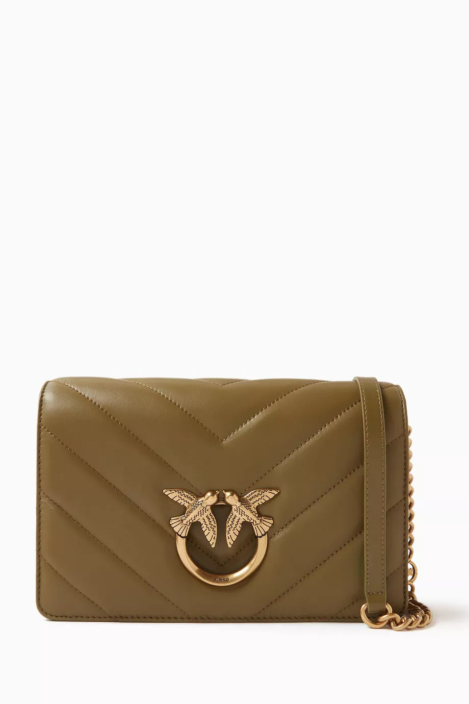Love Click Shoulder Bag in Quilted Leather
