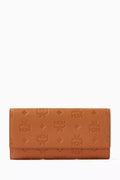Large Aren Continental Wallet in Monogram Leather
