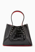 Mini Cabarock Tote Bag in Alligator-embossed Leather