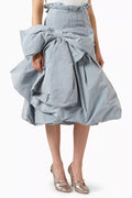 Midi Skirt in Taffeta