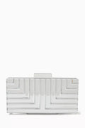 Elle Mirror Clutch in Acrylic