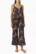Leopard-print Soleia Cami & Wide-leg Set in Cotton