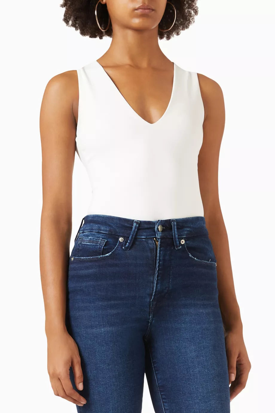 Deep V Tank Bodysuit in Scuba