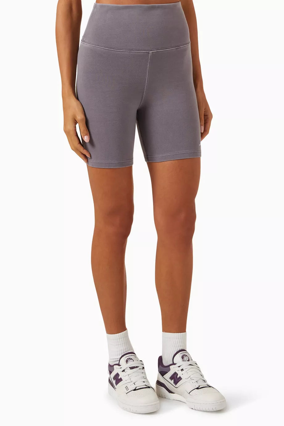 Jen Biker Shorts in Interlock-knit