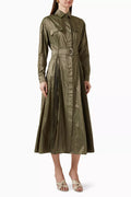 Fungo Shirt Dress in Silk-blend