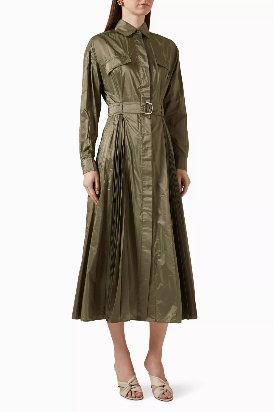 Fungo Shirt Dress in Silk-blend