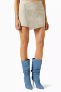 Flynn Wrap Mini Skirt