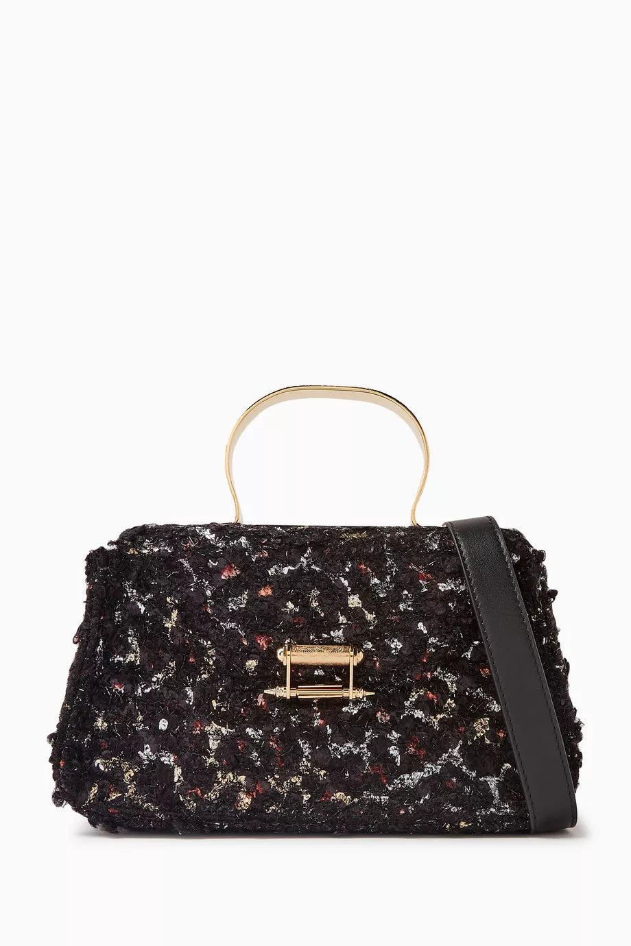 Mini Afaf Top-handle Bag in Couture Fabric