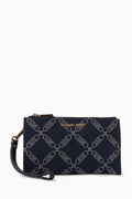 Jet Set Wristlet in Leather