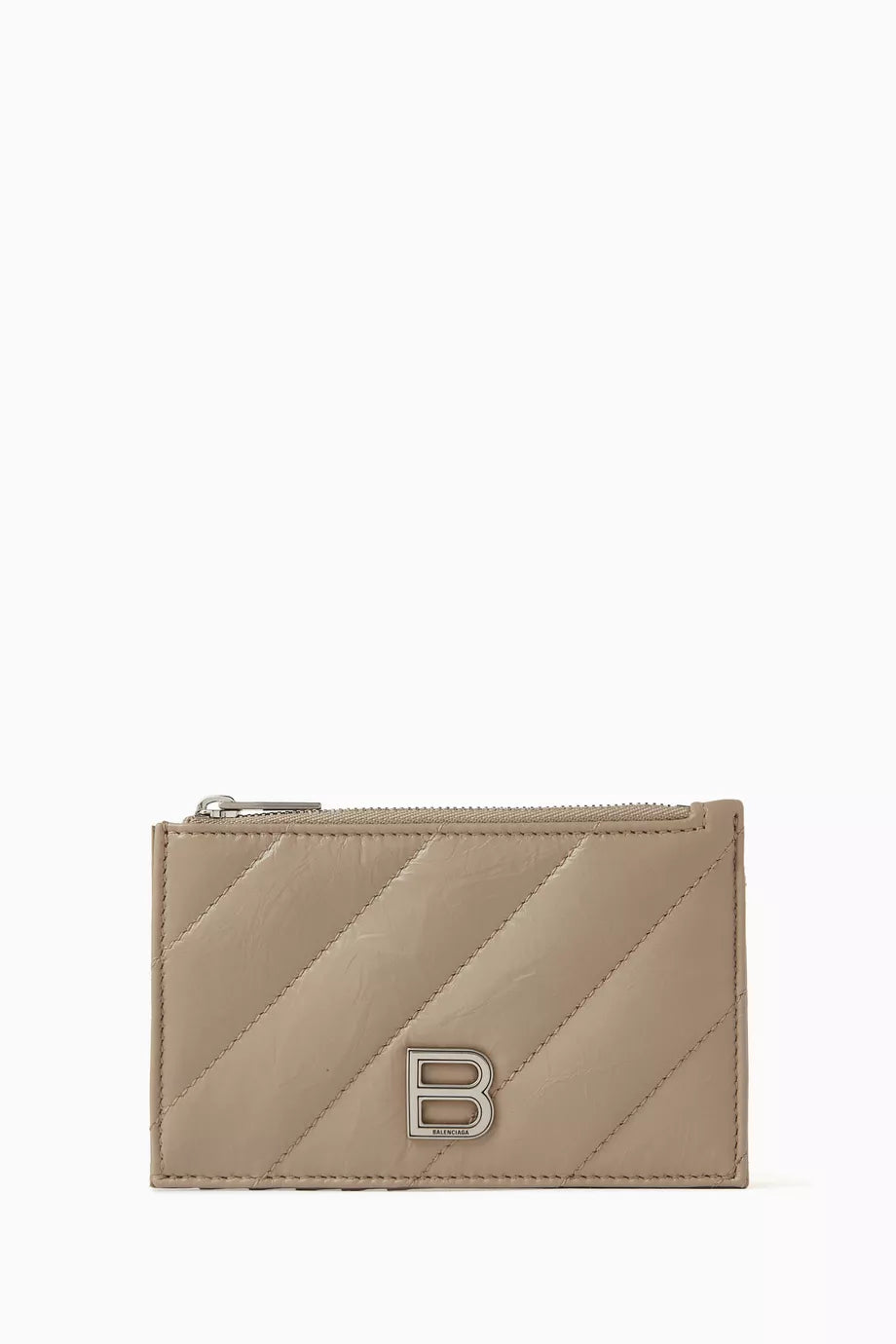 Crush Long Coin & Card Holder in Quilted Leather