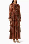 Marlanna Maxi Dress in Silk