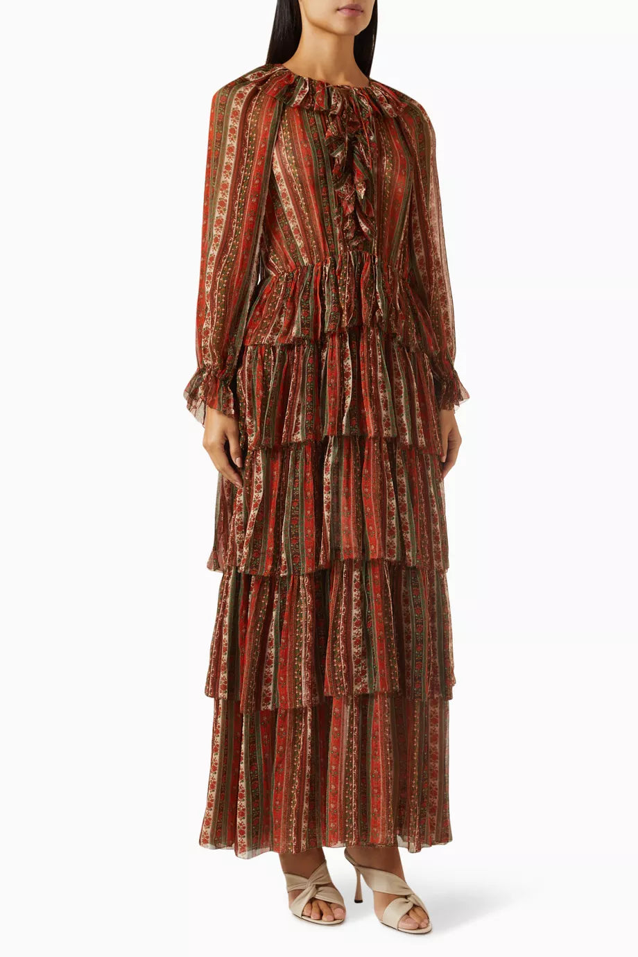 Marlanna Maxi Dress in Silk