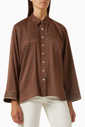 Hilla Top in Silk-satin