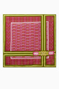 Luca Patterned Neck Scarf in Silk