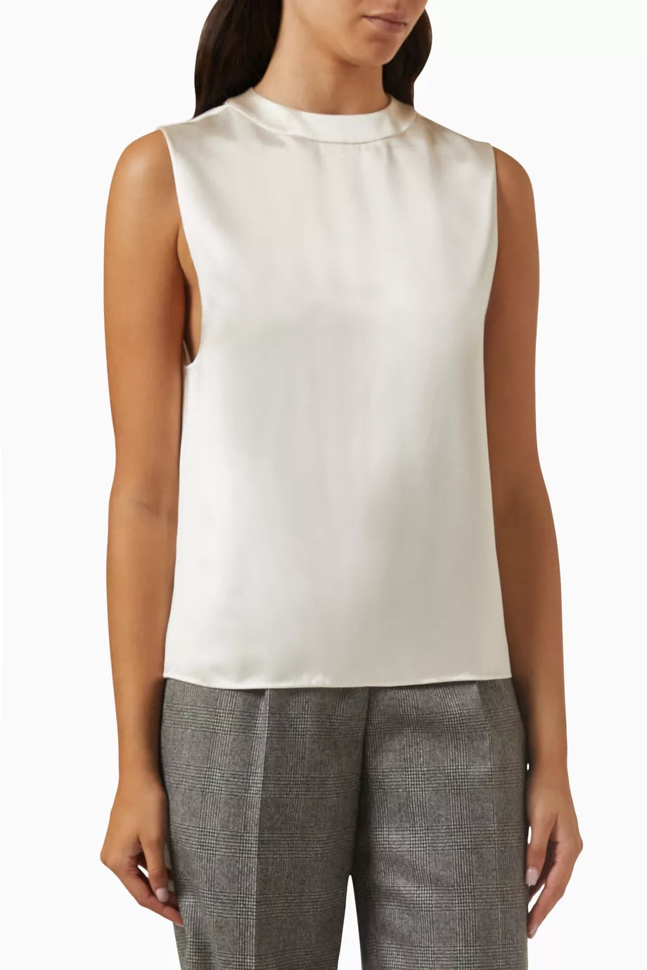 Tank Top in Silk-satin