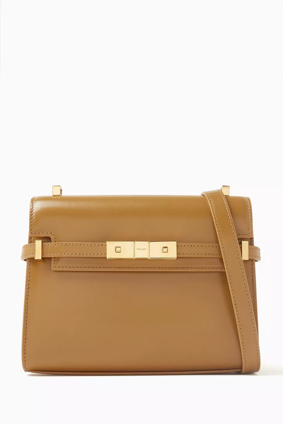 Mini Manhattan Shoulder Bag in Box Leather