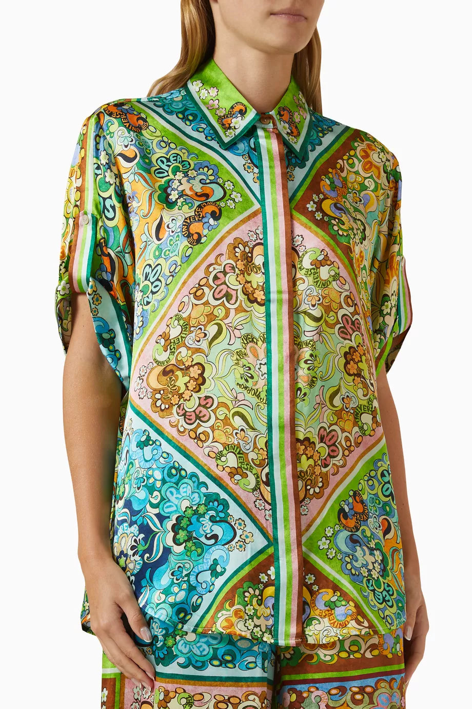 Dreamer Shirt in Silk Satin