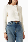 Grandepuffo Crop Jacket in Tweed