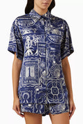 Mer Relaxed Shirt in Silk