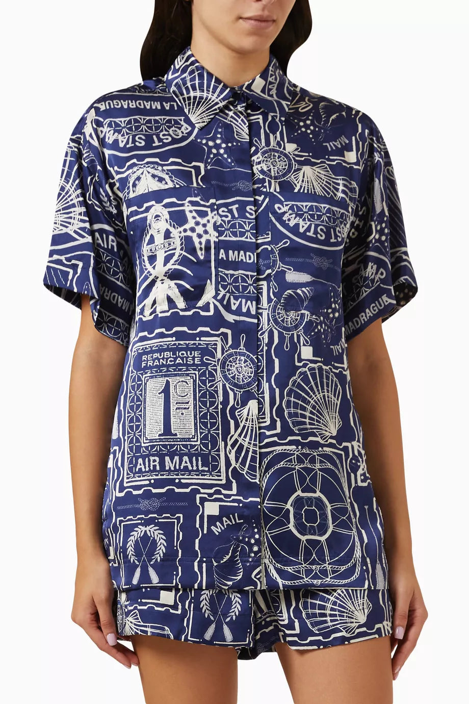 Mer Relaxed Shirt in Silk