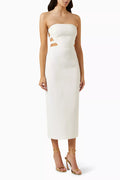 Amura Splice Cut Out Midi Dress