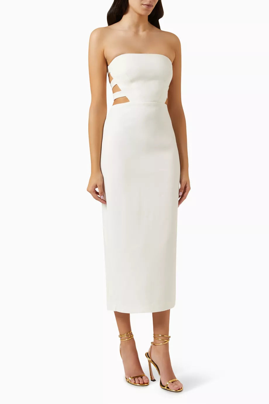 Amura Splice Cut Out Midi Dress