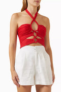 Margot Lace Up Top