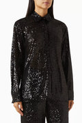 Long-sleeve Shirt in Sequin