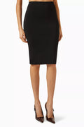High-waist Midi Pencil Skirt in Viscose