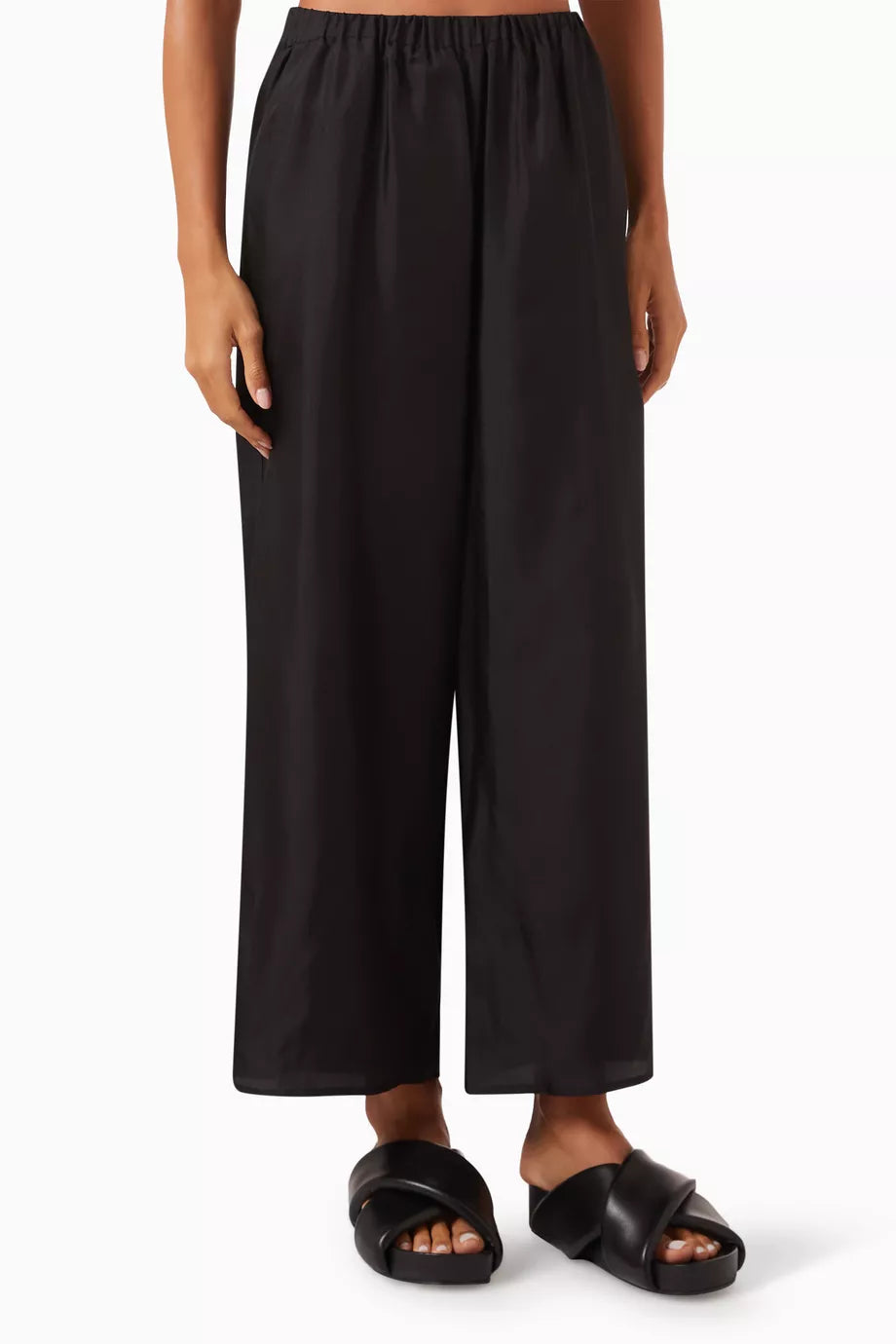 Pamir Wide-leg Pants in Silk