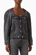 Cocoon Stonewashed Jacket in Denim