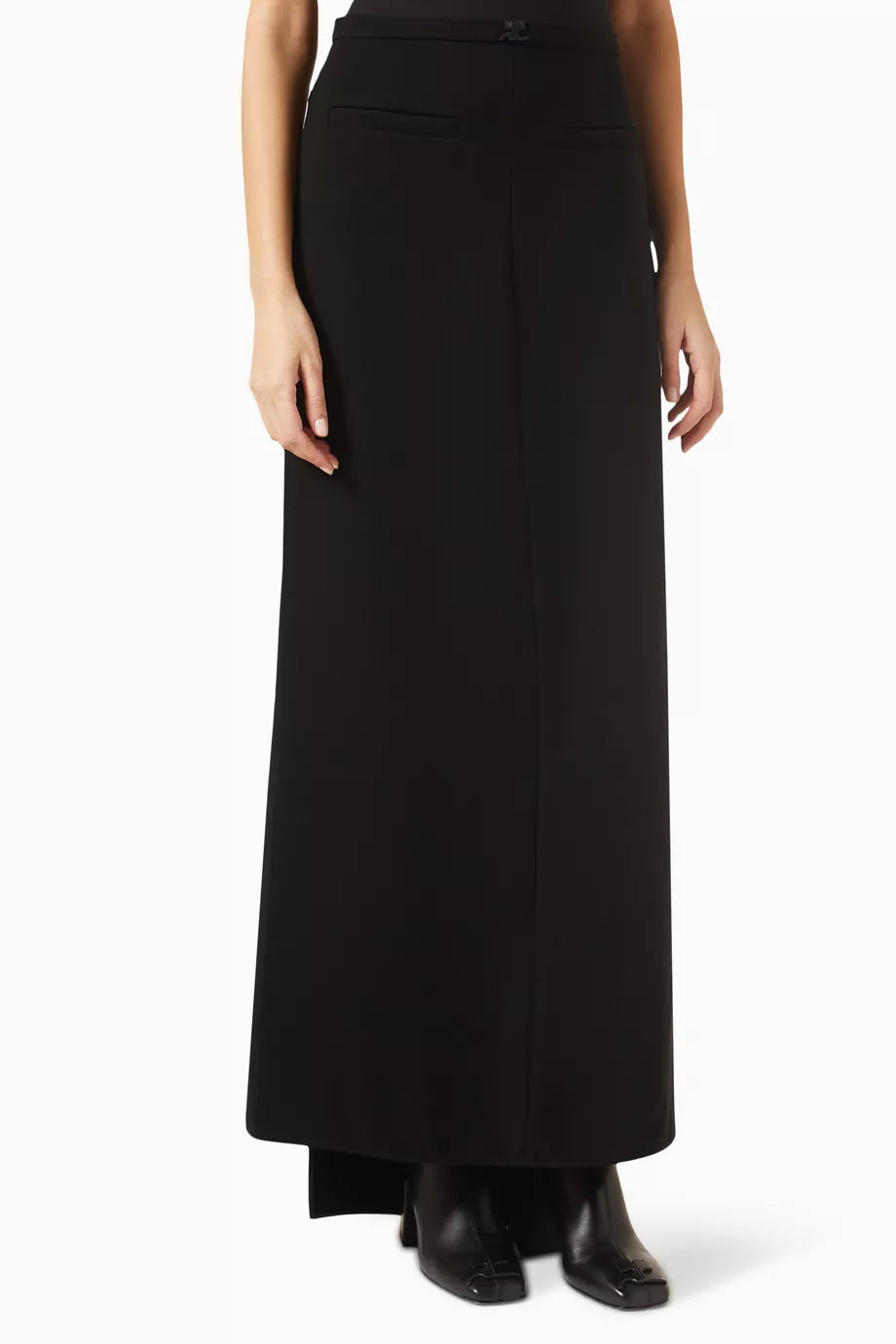 Heritage Maxi Skirt in Tech Crêpe