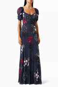 Floral Embroidered Maxi Dress