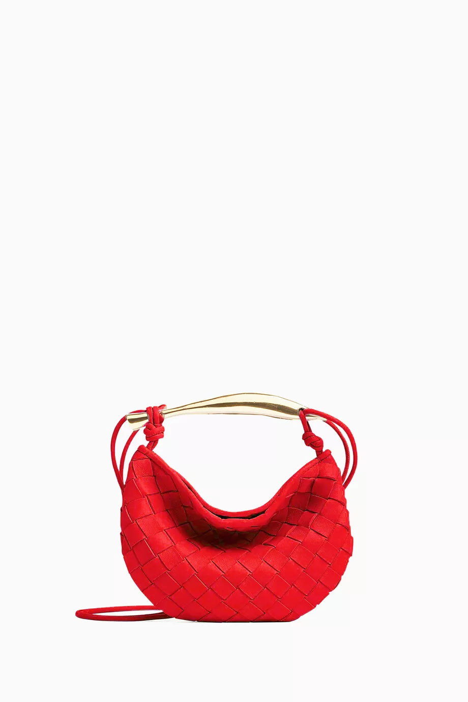 Mini Sardine Crossbody Bag in Intrecciato Leather