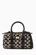 Mini Bauletto Travel Bag in Monogram-jacquard