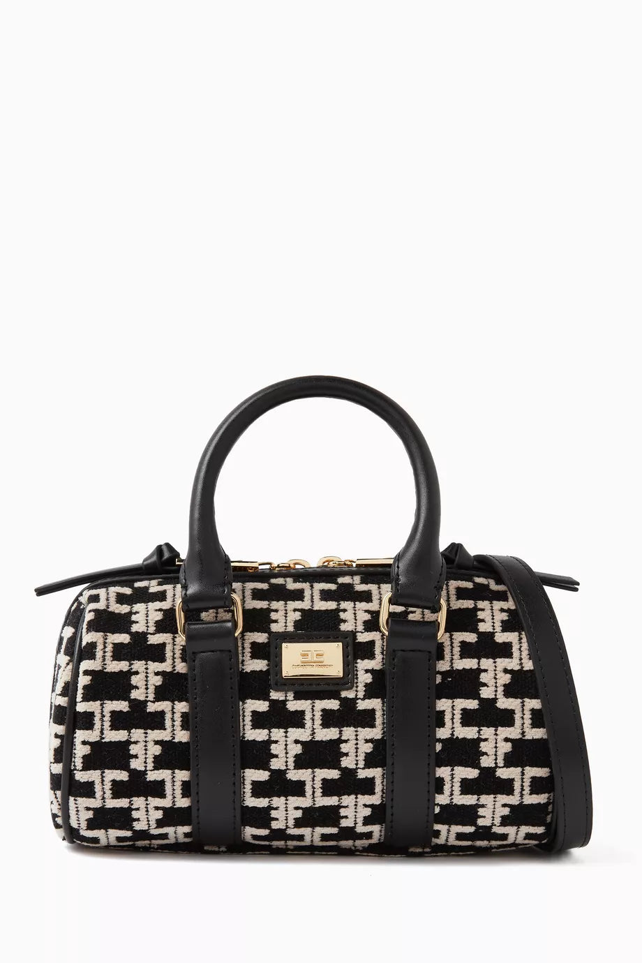 Mini Bauletto Travel Bag in Monogram-jacquard