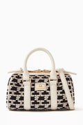 Mini Bauletto Travel Bag in Monogram-jacquard
