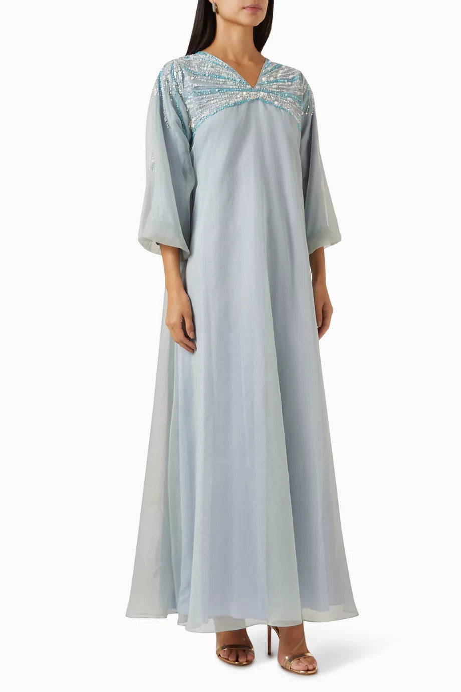 Embellished Dress in Organza