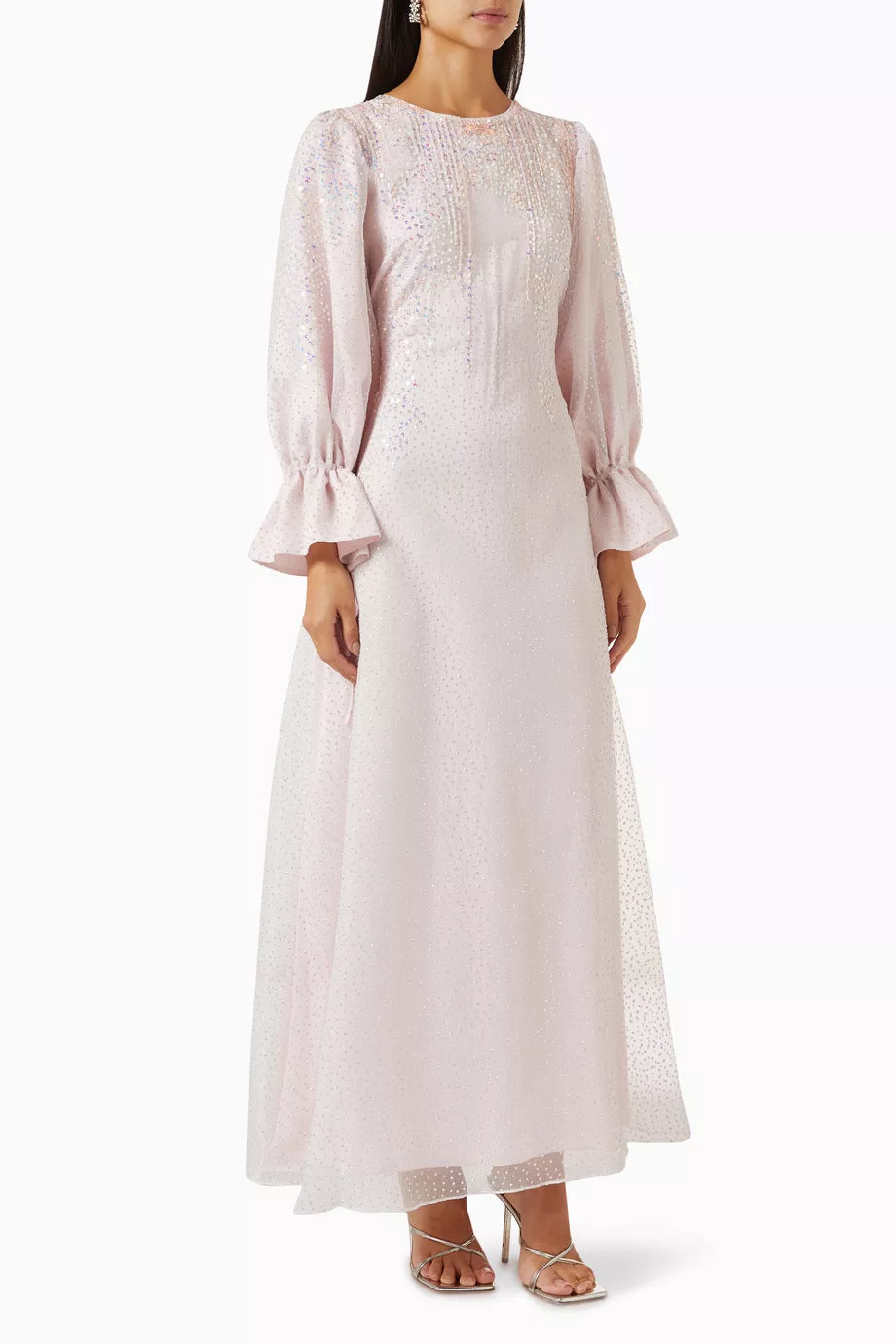 Embellished Dress in Lace