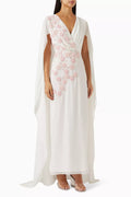Bead-embellished Dress in Chiffon