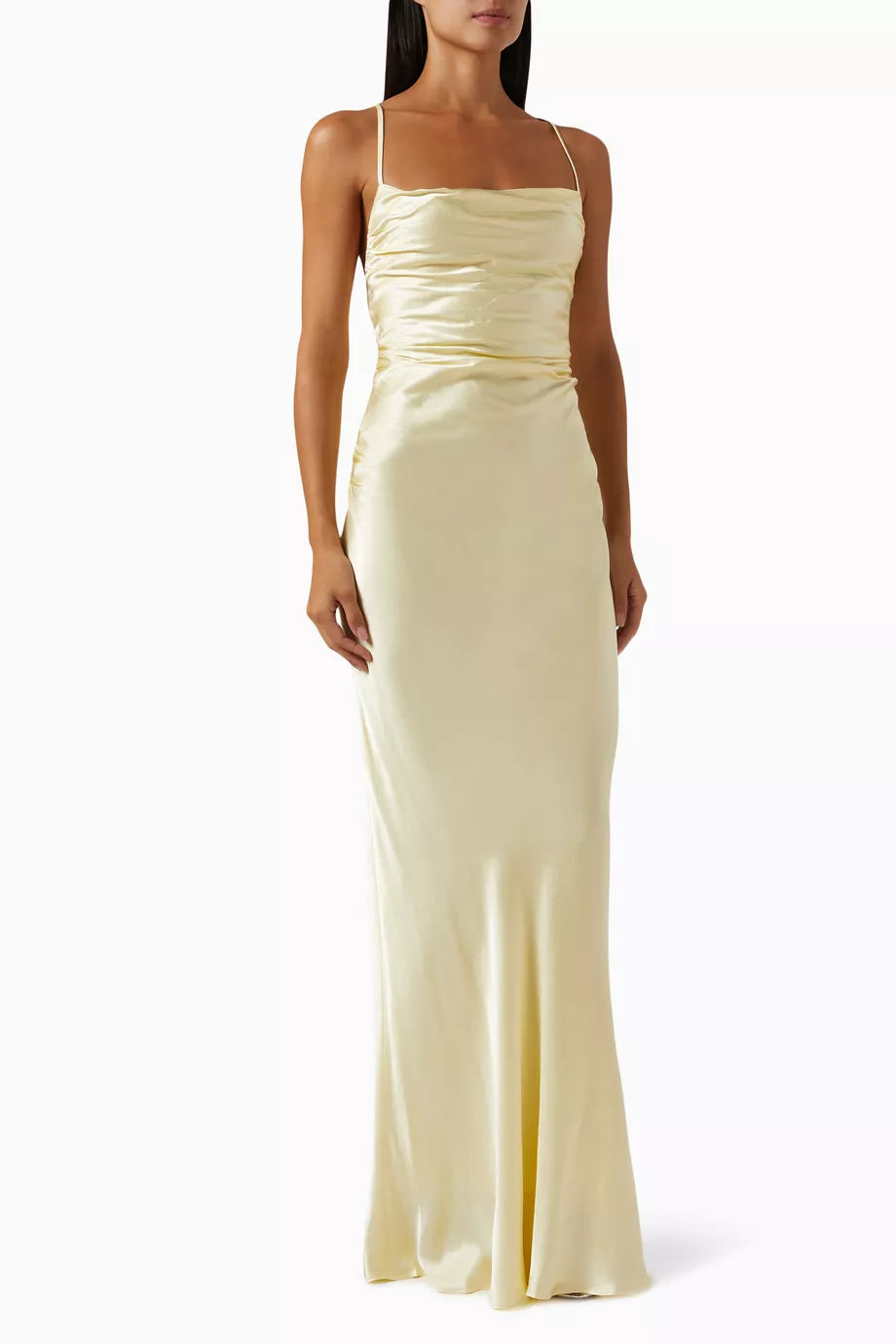 La Lune Lace Back Maxi Dress