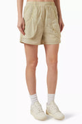 Devan Blocked Shorts in Nylon-mesh