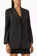 Hayden Oversized Blazer in Wool-blend