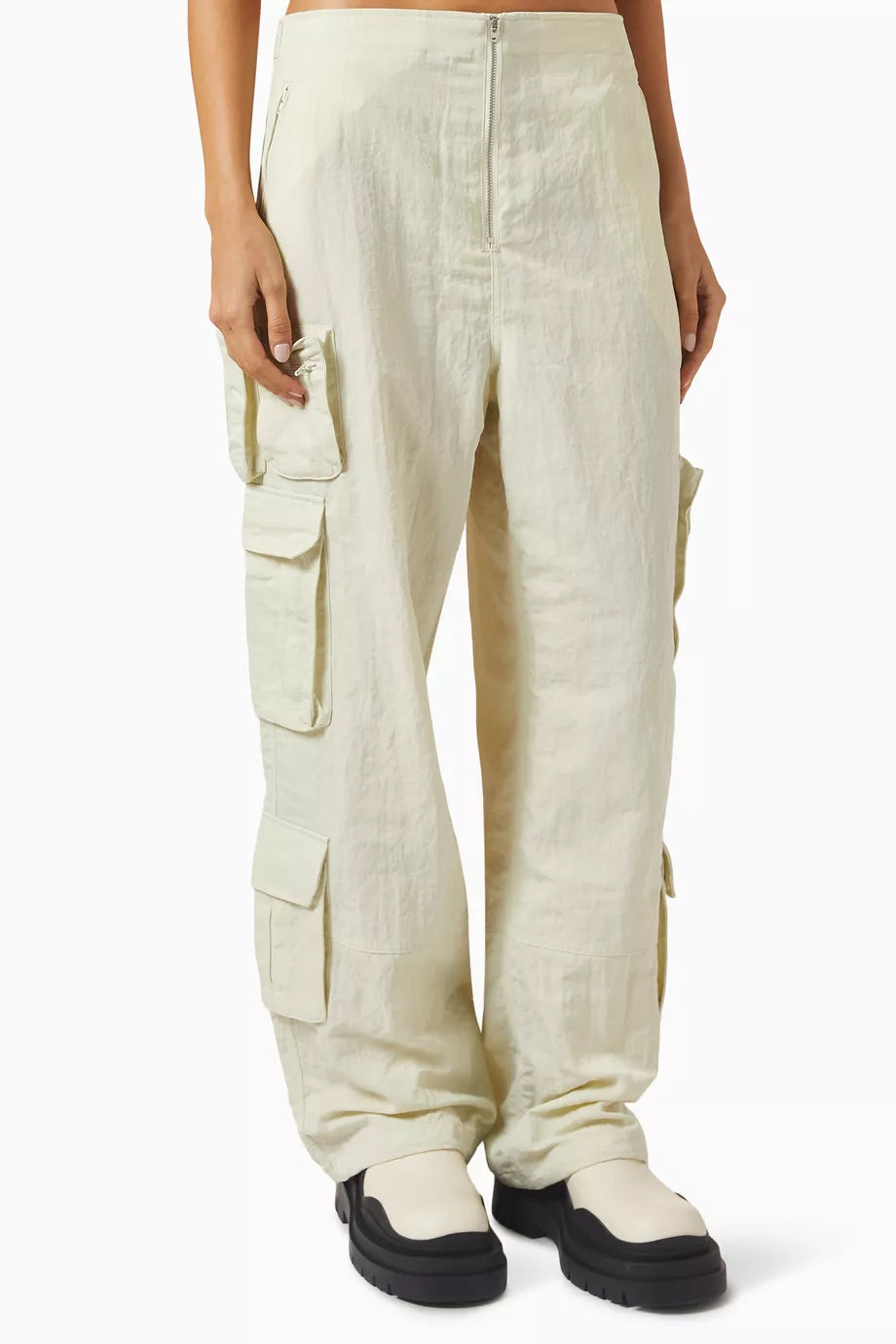Allyn Mid-rise Cargo Pants in Nylon